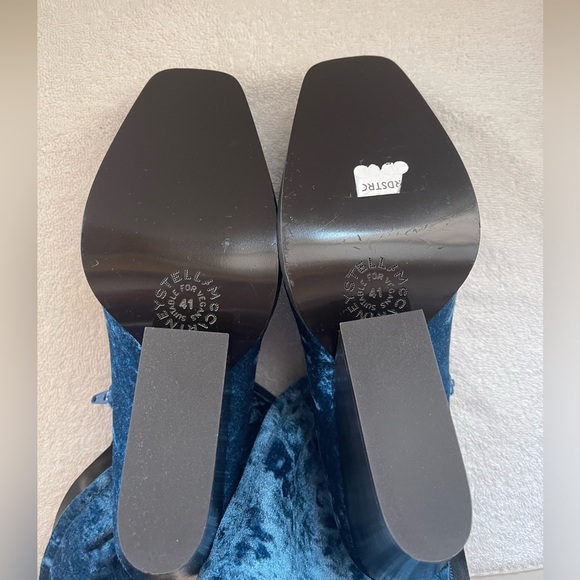 NEW STELLA MCCARTNEY Cowboy Crushed Velvet Boot - Picture 6 of 14